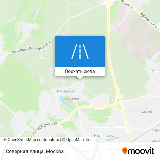 Карта Северная Улица