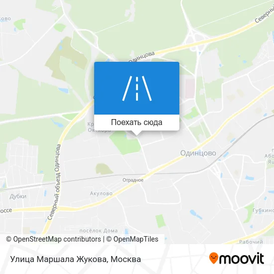 Карта Улица Маршала Жукова