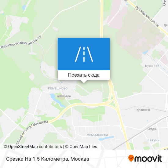 Карта Срезка На 1.5 Километра