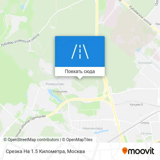 Карта Срезка На 1.5 Километра