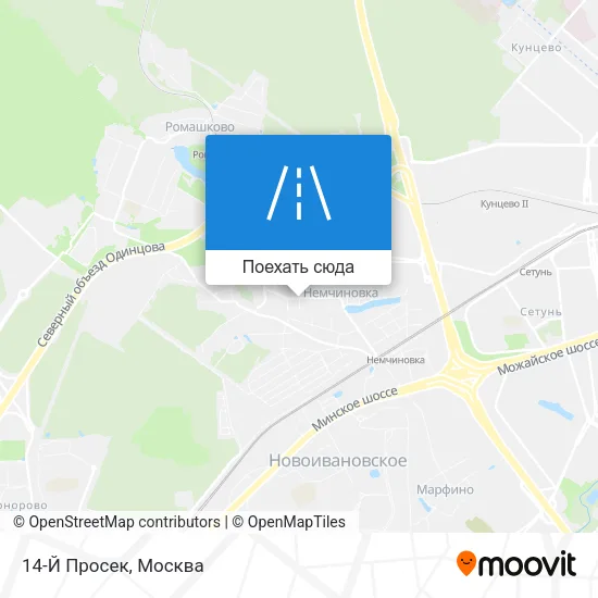Карта 14-Й Просек