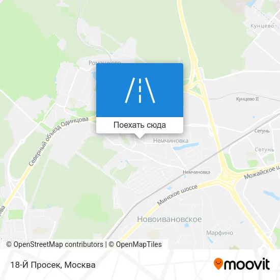 Карта 18-Й Просек