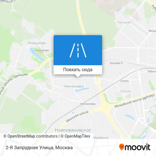 Карта 2-Я Запрудная Улица