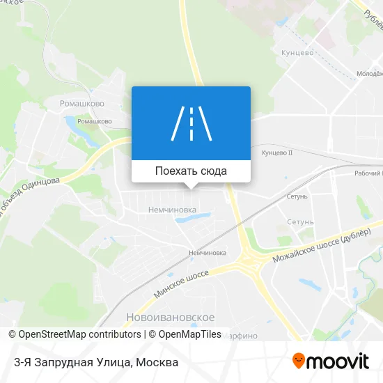 Карта 3-Я Запрудная Улица