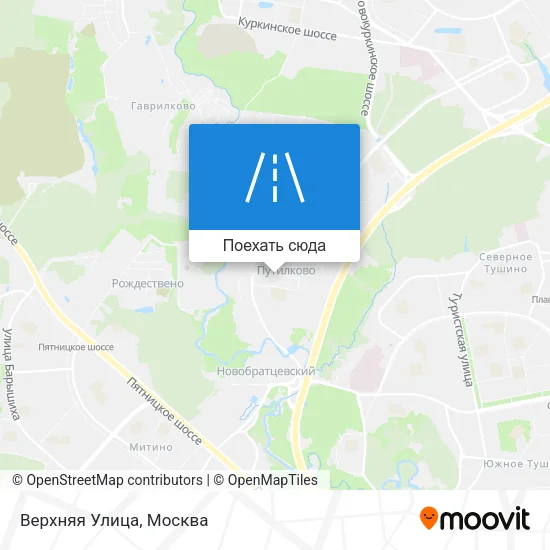 Карта Верхняя Улица