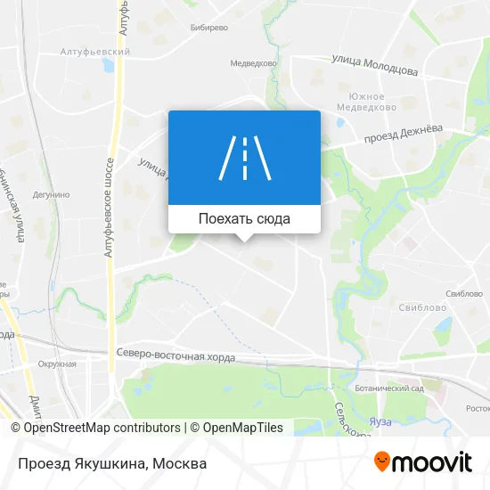 Карта Проезд Якушкина