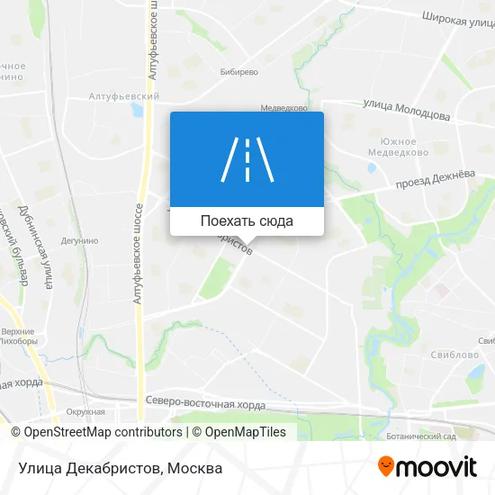 Карта Улица Декабристов