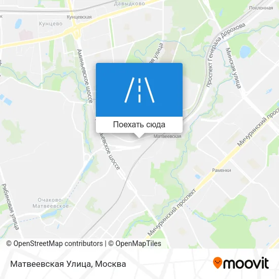 Карта Матвеевская Улица