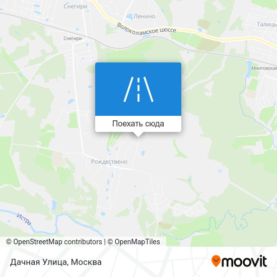 Карта Дачная Улица