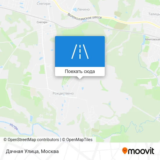 Карта Дачная Улица