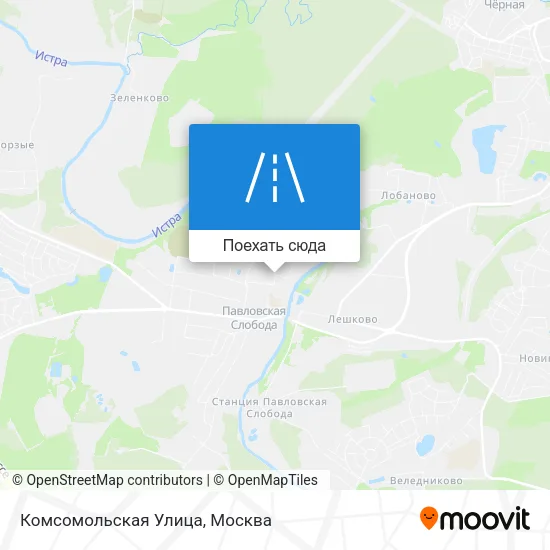 Карта Комсомольская Улица