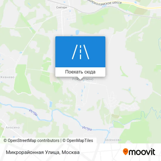 Карта Микрорайонная Улица
