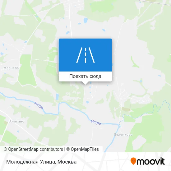 Карта Молодёжная Улица
