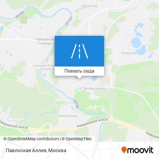 Карта Павлоская Аллея