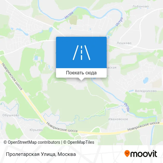 Карта Пролетарская Улица