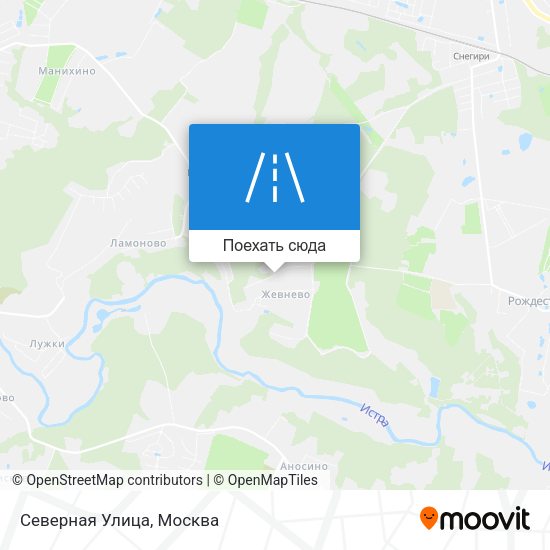 Карта Северная Улица