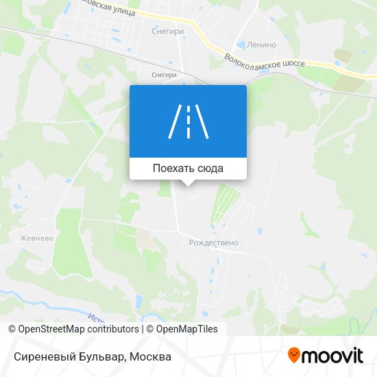 Карта Сиреневый Бульвар