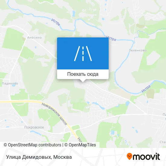 Карта Улица Демидовых