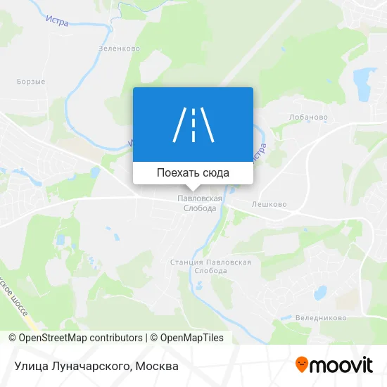 Карта Улица Луначарского