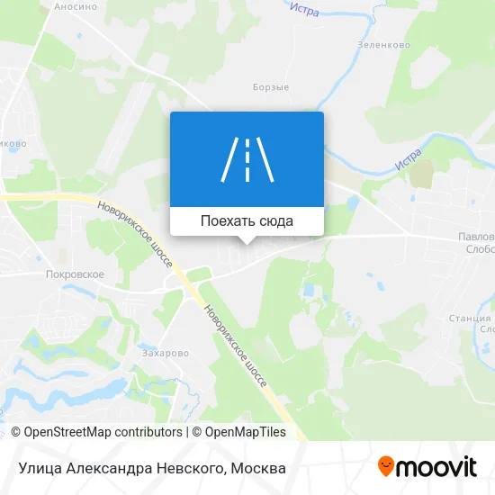 Карта Улица Александра Невского