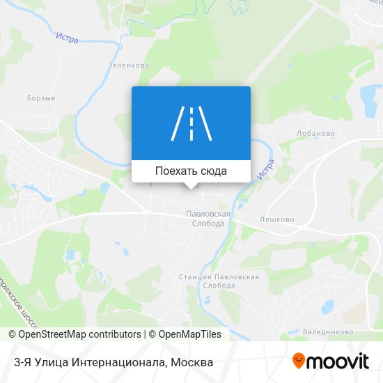 Карта 3-Я Улица Интернационала