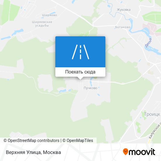 Карта Верхняя Улица