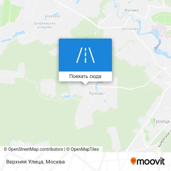 Карта Верхняя Улица