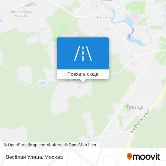Карта Весёлая Улица