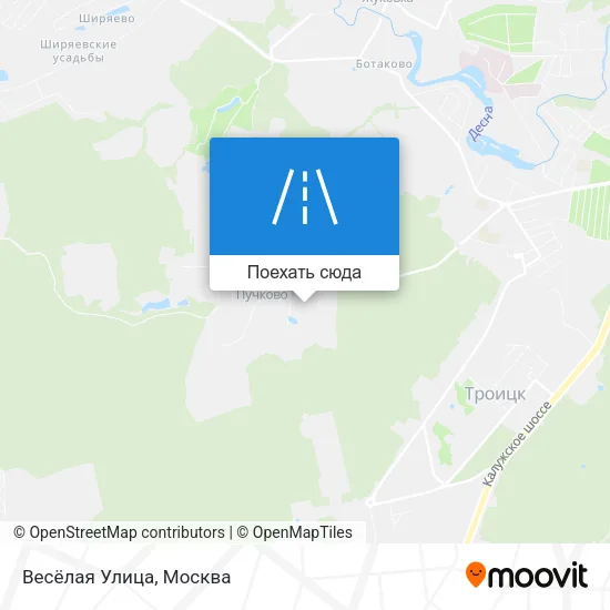 Карта Весёлая Улица
