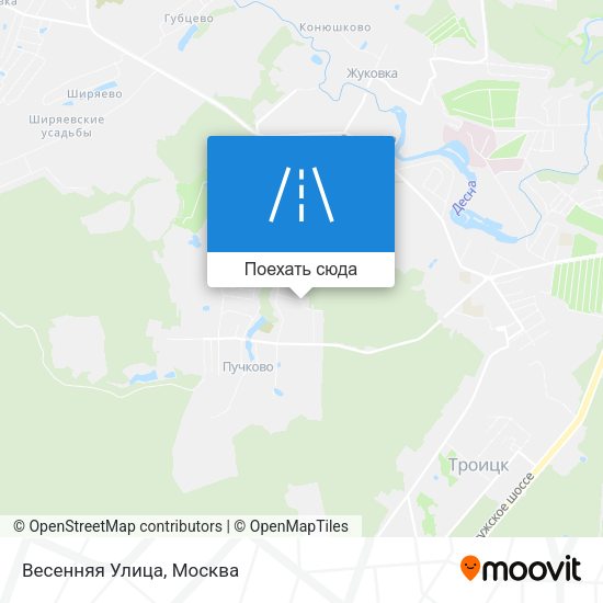 Карта Весенняя Улица