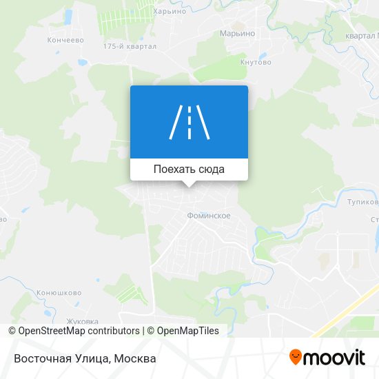 Карта Восточная Улица