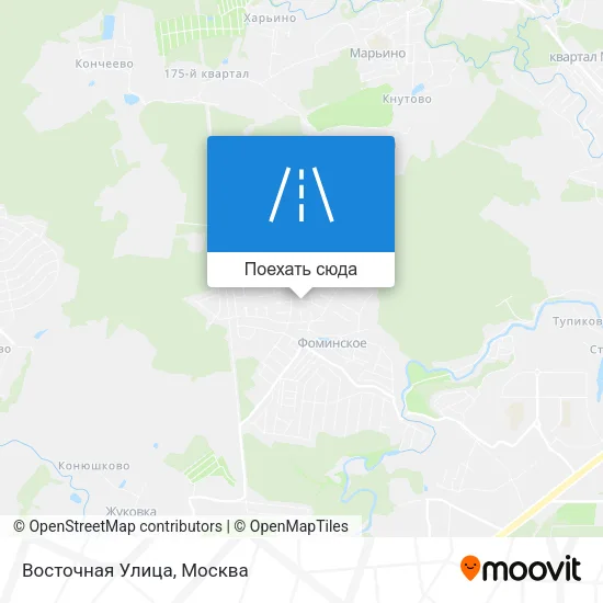 Карта Восточная Улица