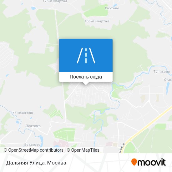 Карта Дальняя Улица