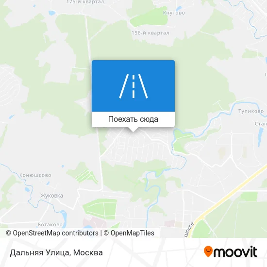 Карта Дальняя Улица