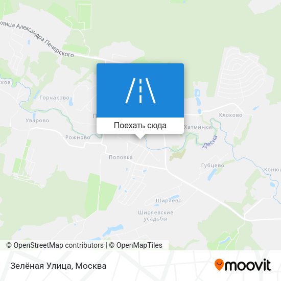 Карта Зелёная Улица
