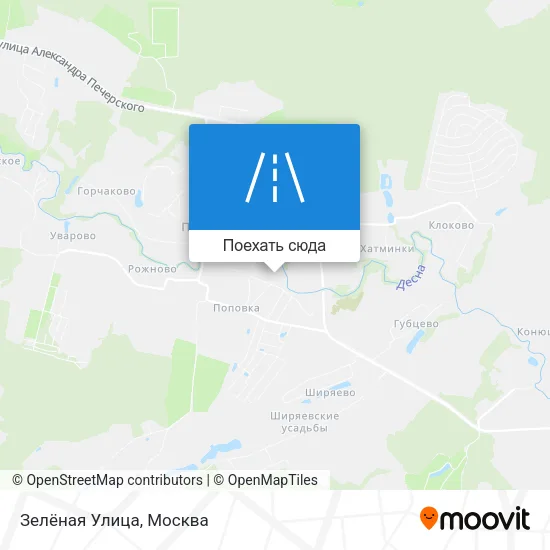 Карта Зелёная Улица