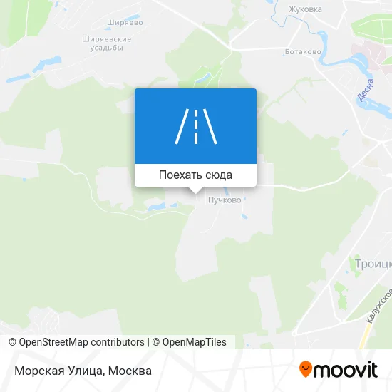Карта Морская Улица