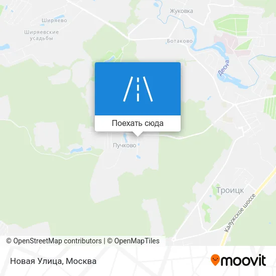 Карта Новая Улица