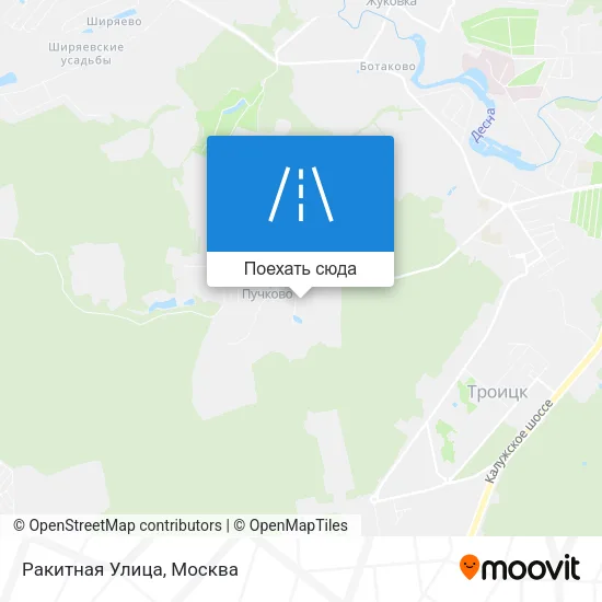Карта Ракитная Улица