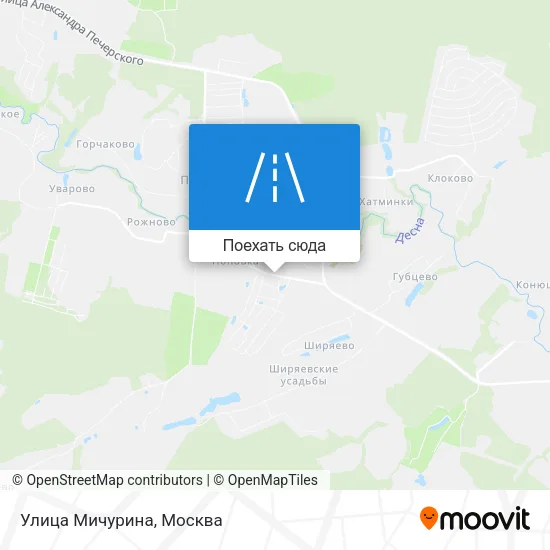 Карта Улица Мичурина