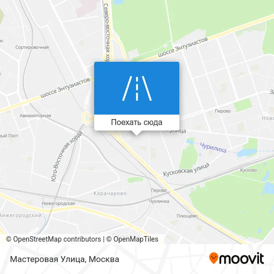 Карта Мастеровая Улица