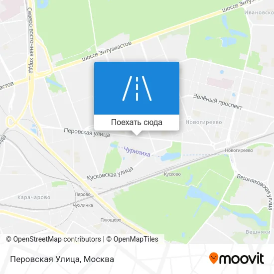 Карта Перовская Улица