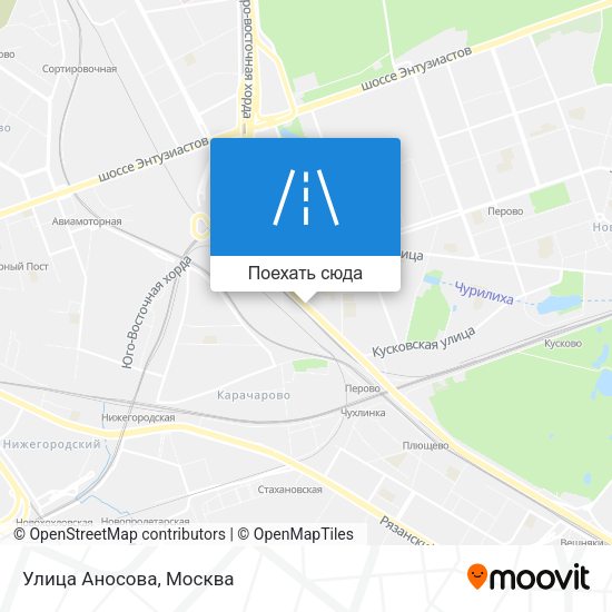 Карта Улица Аносова