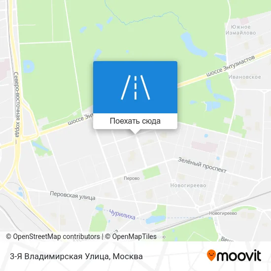 Карта 3-Я Владимирская Улица
