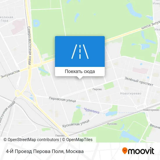 Карта 4-Й Проезд Перова Поля