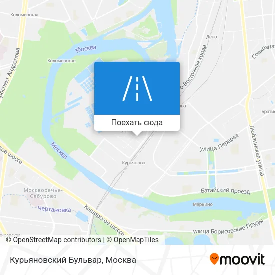 Карта Курьяновский Бульвар