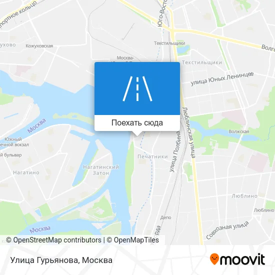 Карта Улица Гурьянова