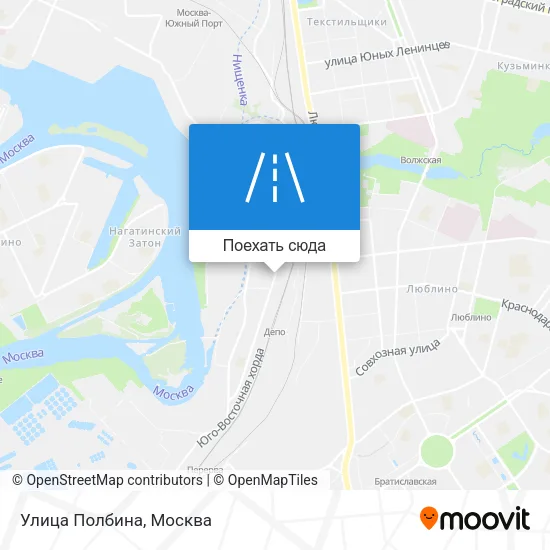 Карта Улица Полбина