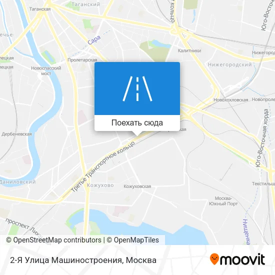 Карта 2-Я Улица Машиностроения