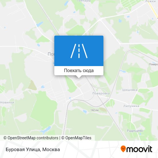 Карта Буровая Улица